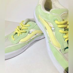 Vans Skate Wayvee Brighton Zeuner Pastel Green Skate Shoes Size 8.5 🌼🍃